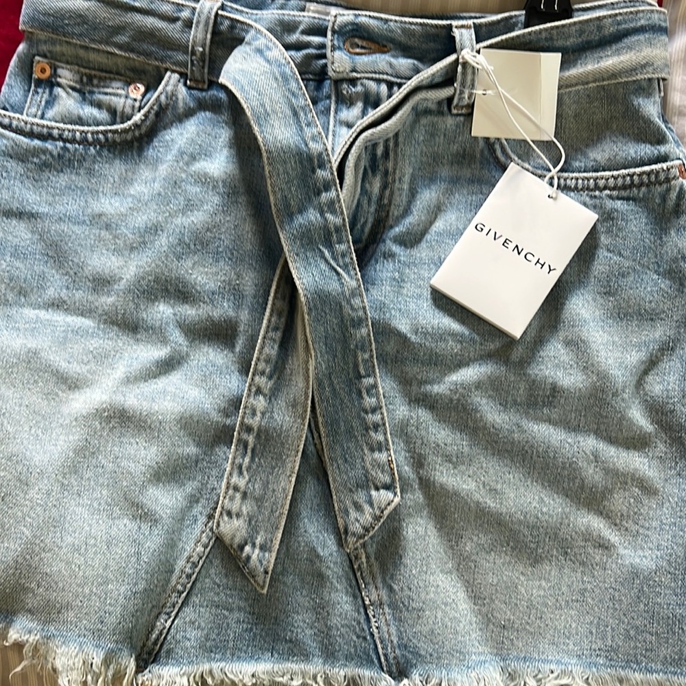 Givenchy Light Blue Skirt